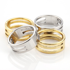 Herramienta de apertura y cierre de anillos de acero inoxidable para la fabricación de anillos redondos H1005, herramientas de joyería de acero dorado liso. - Product Image 3