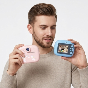 Appareil photo instantané pour enfants en promotion avec carte MicroSD, vidéo HD, grand angle 90°, selfie, écran 2,4 pouces, mise au point fixe - Product Image 6