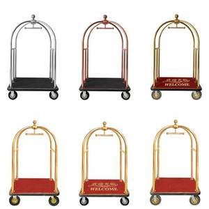 Chariot de service personnalisé pour le ménage des chambres, chariot à bagages d'hôtel - Product Image 3