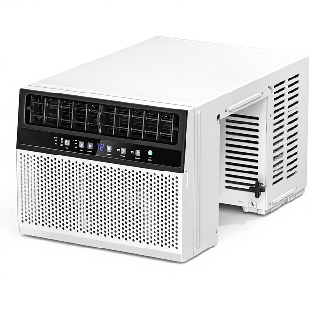 WIFI U-Shaped window air conditioner 6000BTU, 8000BTU,10000BTU and 12000BTU portable energy saving ultra quite remote control