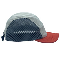 Gorra de 5 Paneles Personalizada al por Mayor con Logotipo, Ligera, Impermeable, Transpirable, de Secado Rápido, de Nailon y Poliéster, de Perfil Bajo para Marcas, al por Mayor