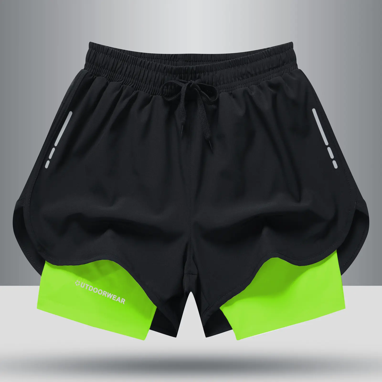 Mens custom sports shorts elastic quick drying shorts men's classic fit sport short men shorts sports workout fitness pants