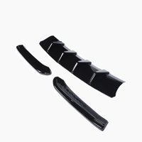 Diffuseurs d'angle de pare-chocs arrière ABS noir brillant pour SEAT Leon Cupra ST Estate MK3 5 5F 2017 2019
