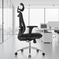 Chaise de bureau ergonomique en maille, certifiée BIFMA, chaise complète moderne pour mobilier de bureau, OEM