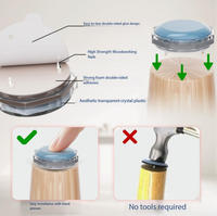 Patins de chaise pour tapis, transparents, robustes, en PTFE, pour le déplacement de meubles, protections de pieds de table pour un glissement fluide