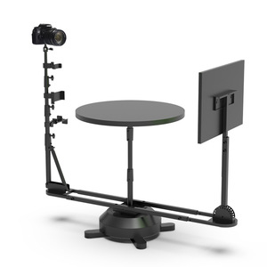 Kometuo Photography Turntable 360 Degree Rotating Platform For Product Photography With Ring Light Stand - Product Image 4