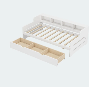 Customized Modern European Solid Wood White Children's <strong>Day</strong> <strong>Bed</strong> Frame <strong>with</strong> 3 <strong>Drawers</strong> for Kids Bedroom Furniture Hotel Apartment - Product Image 6