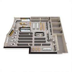 Estanterías de Acero Negras para Supermercados, Góndolas de Exhibición para Tiendas de Abarrotes y Comercios - Product Image 6