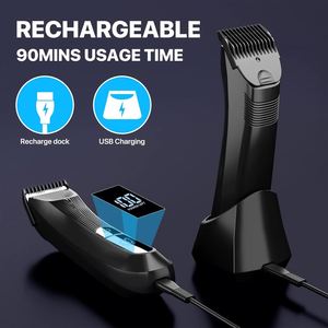 Máquina de Afeitar para Hombre, Mini Recortadora de Barba y Vello Corporal para Áreas Sensibles, 2 en 1, Eléctrica, Recargable, con Cuchilla de Cerámica, Kit de Afeitado - Product Image 2