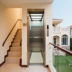 Ascensor Residencial Pequeño Totalmente Automatizado, Capacidad de Carga de 630 kg, Ascensor de Tracción para Viviendas, Seguridad de PVC para 3 Personas, Ascensor Económico para Hoteles - Product Image 4