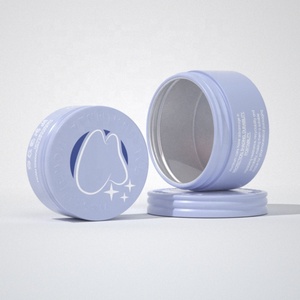 Personalized Toothpaste <b>Tablet</b> Tin Custom Printed Aluminum Jar for Dental <b>Tablets</b> Mouthwash 60ml/100ml Travel-Friendly Metal - Product Image 1