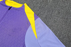 Maillot d'entraînement de football <span class=keywords><strong>Griezmann</strong></span> Purple 2526 à demi-zip, club de football basé à Madrid, haut de performance athlétique pour hommes, vêtements de sport - Product Image 3