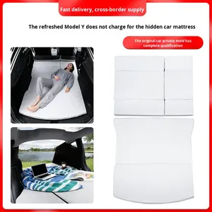 Pour Tesla modèle Y <span class=keywords><strong>matelas</strong></span> en <span class=keywords><strong>mousse</strong></span> à mémoire Kits intérieurs Position arrière Camping <span class=keywords><strong>coffre</strong></span> <span class=keywords><strong>voiture</strong></span> voyage coussin de couchage - Product Image 2