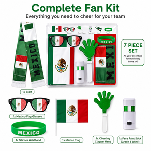 Accessoires de Fanfare Coupe du Monde de Football 2026 : Drapeaux Portatifs, Décoration d'Ambiance pour Supporters, Accessoires de Cabine Photo - Product Image 5