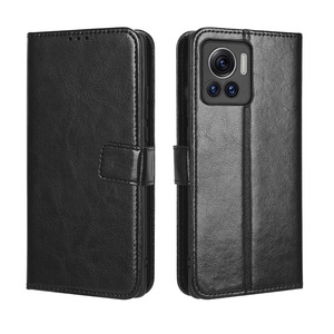 Pour <span class=keywords><strong>Motorola</strong></span> Edge <span class=keywords><strong>30</strong></span> Ultra portefeuille avec porte-cartes, support magnétique en cuir PU Folio Flip Phone Cover pour <span class=keywords><strong>Motorola</strong></span> X30 Pro - Product Image 1