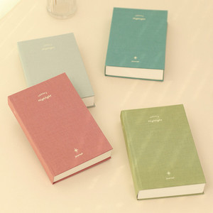 LABON-marcador <span class=keywords><strong>de</strong></span> cinta plana para diario, cuaderno <span class=keywords><strong>de</strong></span> tapa dura sin fecha, 365 días, A6 - Product Image 2