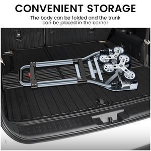 Chariot d'escalade d'escalier Chariot d'escalade portable en alliage d'aluminium <span class=keywords><strong>6</strong></span> roues TPR Camion à main d'escalade tout terrain - Product Image 6