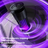 Matamosquitos Eléctrico para Interiores, Trampa para Insectos y Moscas, Trampa para Mosquitos para Exteriores, para el Hogar, Jardín, Patio Trasero, Camping