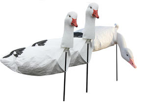 Señuelo para gansos canadienses de cabeza negra. Empaque compacto para señuelo de ganso de las nieves. Postura estacionaria del señuelo. - Product Image 4