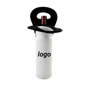 Bolsas Porta Vino Blancas para Sublimación, Porta Vino Portátiles, Bolsas Térmicas de Neopreno para Botellas de Vino de 750 ml - Product Image 1