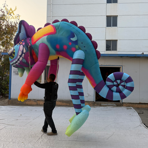 Marioneta de Lagarto Inflable Personalizada de 3.5m de Largo, Nuevo Diseño, Marioneta de Cabrito Inflable para Espectáculos Empresariales, Accesorio para Fiestas - Product Image 2