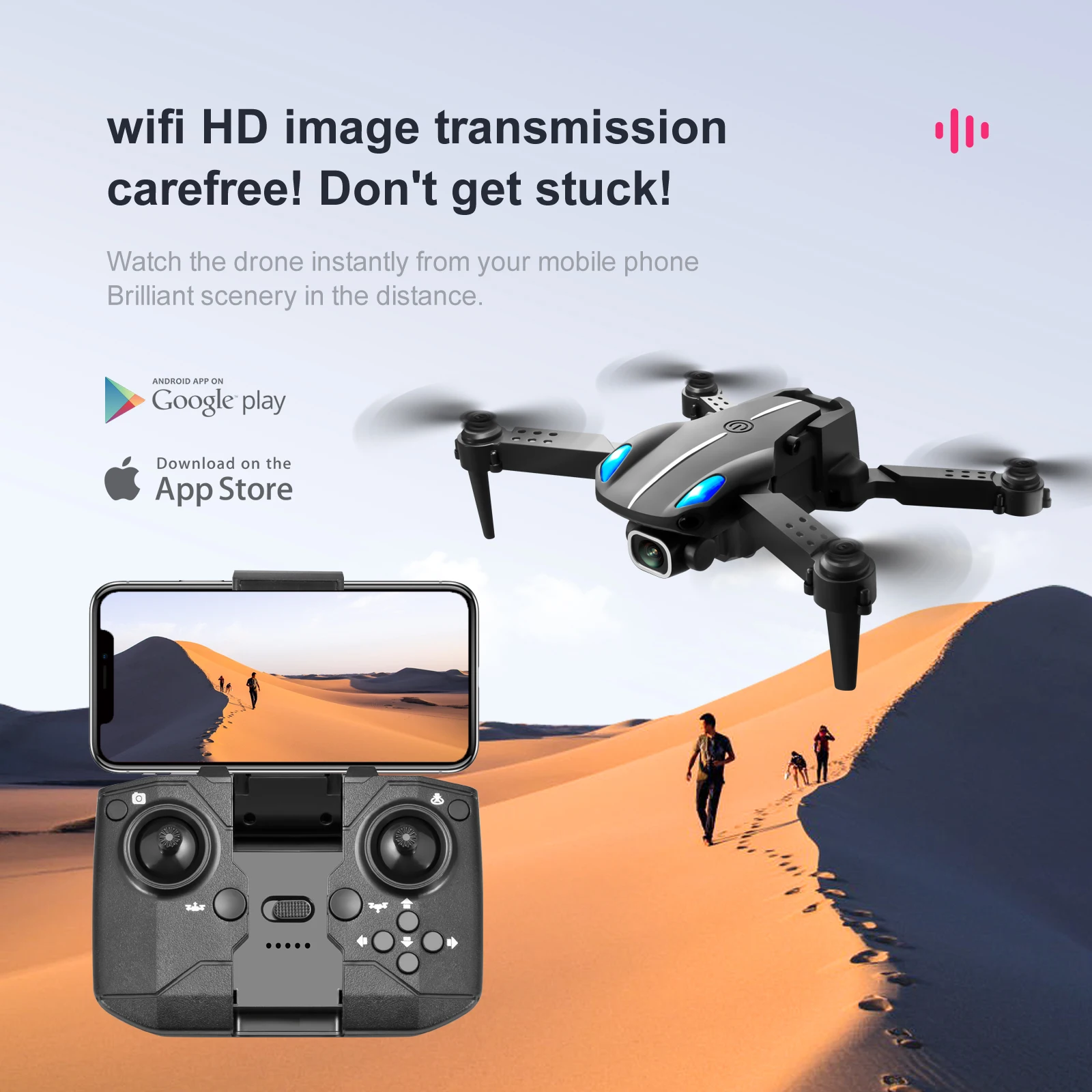 KY907 PRO Drone, android app on google play download on the store app - watch the