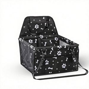 Sac et Tapis de Voiture pour Animaux de Compagnie en Tissu Oxford avec Verrou de Sécurité, Logo Patte/Os, Grande Capacité, Anti-Salissure, Utilisation Extérieure pour Chats et Chiens - Product Image 2