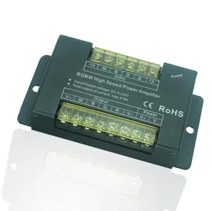 Interruptor de atenuación de potencia, tira de amplificador de iluminación Led para luces Led Rgb, 4 canales, Rgbw