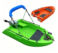Bateau de pêche rotomoulé sur mesure, kayak de pêche stable, petit bateau à moteur en plastique pour la pêche, les activités touristiques aquatiques et les entreprises de divertissement nautique