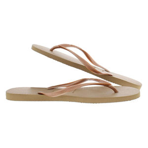 Sandales <span class=keywords><strong>Havaianas</strong></span> Slim pour femmes 2026 Couleur : Or rose 100% authentique - Product Image 3