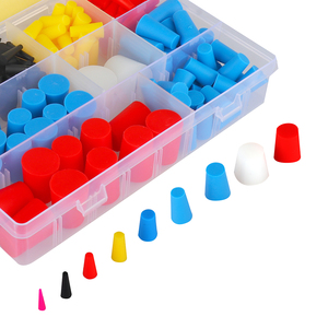 Kit de bouchons coniques en silicone haute température, embouts en caoutchouc durables, bouchons de trou avec protection de peinture pour des performances optimales - Product Image 4