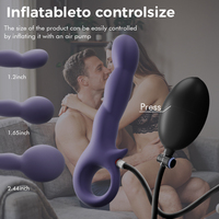 Fabrikgefertigter Silikon-Erweiterungs-Analplug mit App-Steuerung und Vibration