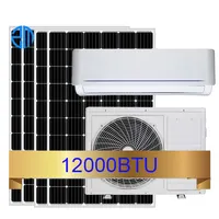 9000,12000,18000,24000BTU Solar Powered Air Conditioner ACDC Solar Mini Split for Home Use