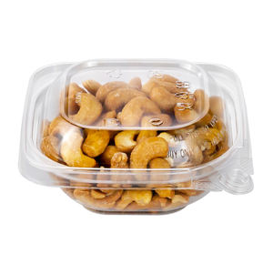 Tazón cuadrado desechable de 8 OZ directo de fábrica, Material PET, embalaje de alimentos reciclable a prueba de manipulaciones para Fideos fríos o ensalada - Product Image 2