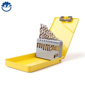 DIN 338 13 Pcs Inch Kích Thước HSS 6542 Thẳng Shank <span class=keywords><strong>Twist</strong></span> Khoan Bits Set Với Trường Hợp Kim Loại 1/16 "-1/4" Cho Khoan Kim Loại - Product Image 5