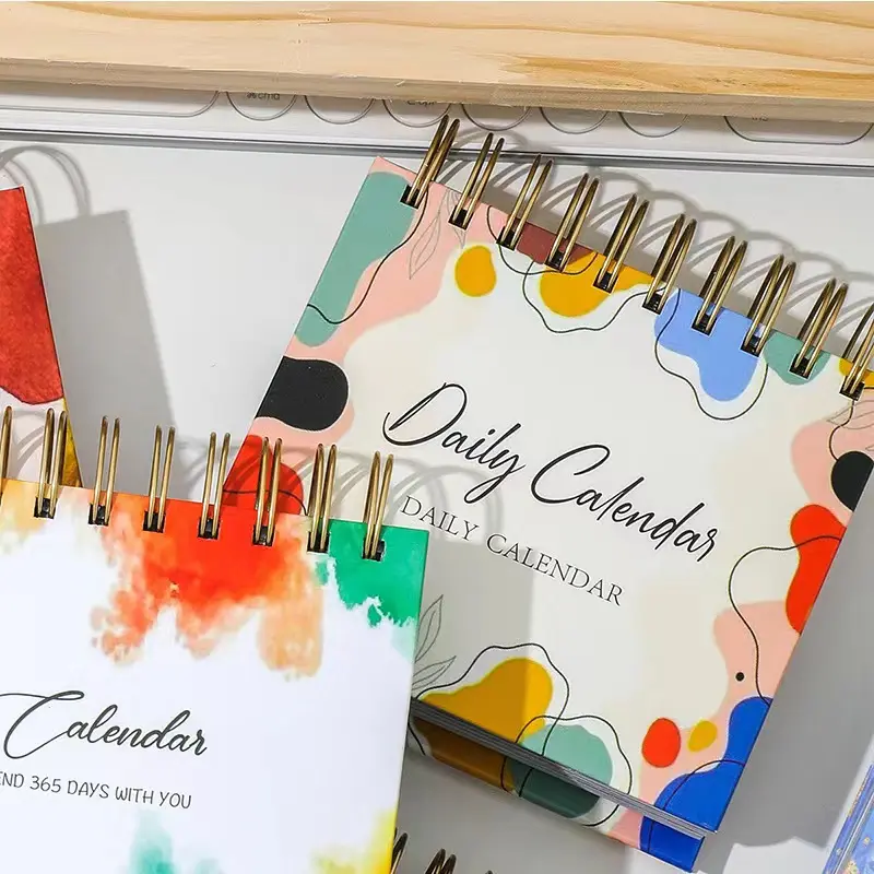 Impressão De Alta Qualidade Perpétuo 365 Dias Cotações Inspiradas Diárias Flip Desk Calendário Personalizado