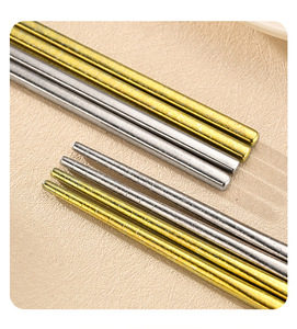 Baguettes colorées en titane pur, antidérapantes, résistantes aux hautes températures, baguettes à <span class=keywords><strong>sushi</strong></span>, baguettes antibactériennes Ice Flower - Product Image 6