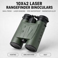 Jumelles professionnelles 10X42 pour l'extérieur, longue portée, BAK4, télémètre laser 1500m, télescope de haute qualité pour la chasse