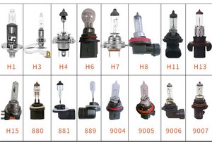 หลอดไฟรถยนต์ใหม่ 12V 60/55W P43T รุ่น H1 H3 H4 H7 อะไหล่รถยนต์ แสงสปอต 6000K สำหรับไฟหน้า H1 H3 H4 H7 H8 H9 H11 9005 90 - Product Image 3