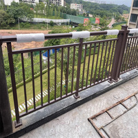 Balustrade de sécurité pour balcon, toit, baie vitrée, terrasse, escalier, galvanisée, fixation au sol, production usine Huizhou