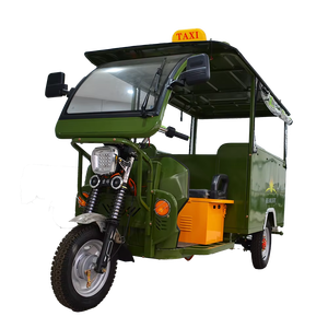 Vehículo de pasajeros Tuk eléctrico de 3 ruedas con cuerpo abierto 6 asientos 60V Motor motorizado Motocicleta de carga Repuestos incluidos - Product Image 3