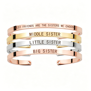 Vnox — Bracelets d'amitié créatifs, bijoux de petite sœur, moyenne et grande taille, cadeau d'anniversaire, remise de diplôme pour meilleurs amis - Product Image 1