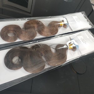 Extensiones de cabello humano virgen de alta calidad Jasminebeauty, con cinta adhesiva doble, extensiones de cabello ruso con cinta adhesiva. - Product Image 1