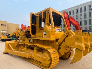 รถดันดิน CAT D7G มือสอง พร้อมรองเท้าตีนตะขาบหนาพิเศษ เหมาะสำหรับงานเตรียมพื้นที่ในเหมืองและงานเคลื่อนย้ายเศษหิน - Product Image 5