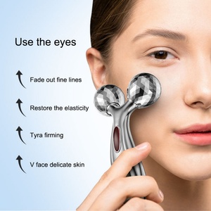เครื่องมือลดไขมันหน้าใหม่ วีเฟซ สำหรับผิวบอบบาง นวดรอบดวงตา เครื่องมือเสริมความงาม ยกกระชับลำคอและคาง เครื่องนวดแบบลูกกลิ้ง 3 มิติ - Product Image 2