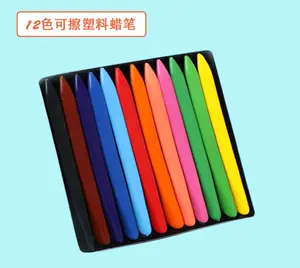 12/36 रंग Crayons नहीं कर रहे हैं गंदे हाथों त्रिकोण रचनात्मक तेल चित्रकला छड़ी छात्रों धोया जा सकता है रंग कलम प्लास्टिक क्रेयॉन