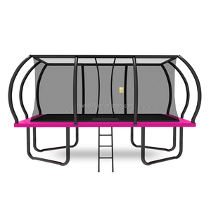 <span class=keywords><strong>Trampoline</strong></span> <span class=keywords><strong>rectangulaire</strong></span> <span class=keywords><strong>professionnel</strong></span> Zoshine 10x17 pieds avec filet de sécurité et échelle antidérapante, <span class=keywords><strong>trampoline</strong></span> de gymnastique carré, conception sécurisée - Product Image 4