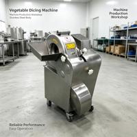 Coupe-légumes et fruits en cubes en acier inoxydable pour patates douces et mangues, 0,75 kW, 800 kg/h, usage domestique