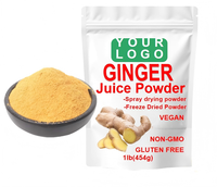 Poudre de jus de gingembre en matière première pour exportateurs – Extrait de gingembre frais et séché personnalisé, qualité alimentaire et boisson