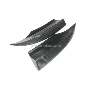 Becquet de pare-chocs arrière en fibre de carbone, séparateurs, ailerons, spoiler pour Audi A3 <span class=keywords><strong>S3</strong></span> berline 2014 2015 2016, plaque de protection de garde-boue en FRP, style automobile - Product Image 3